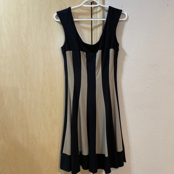 connected apparel Dresses & Skirts - Women 10 Vintage Stripe Dress Retro Style Tank Style Pull on